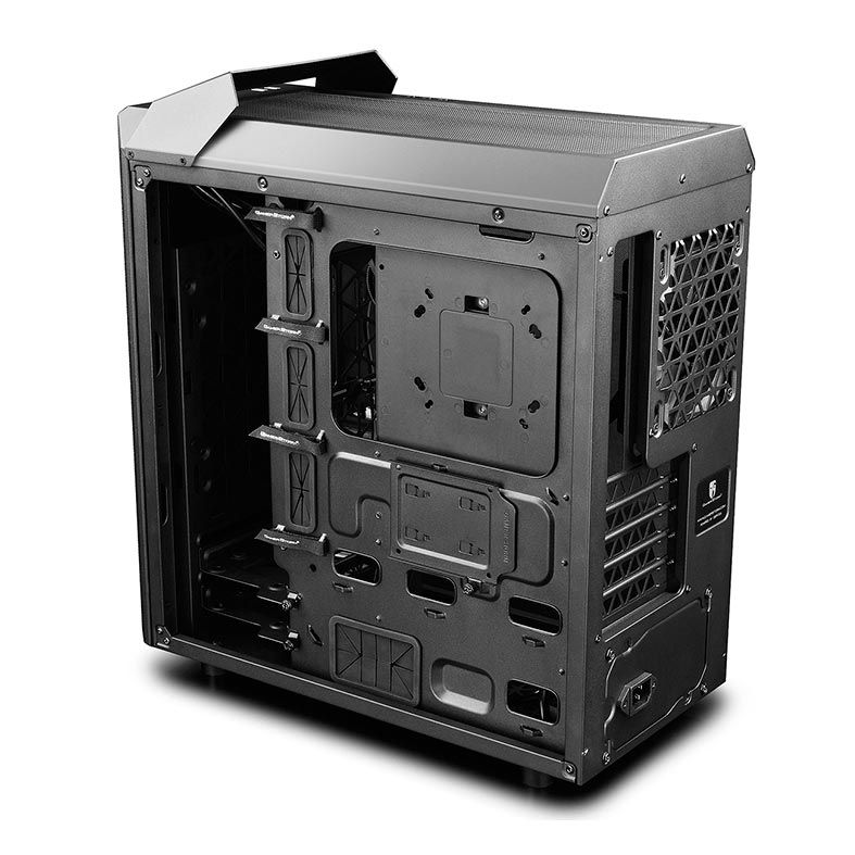 Gabinete Deepcool Baronkase Liquid Preto RGB, DP-MATX-BNKSBK-LQD