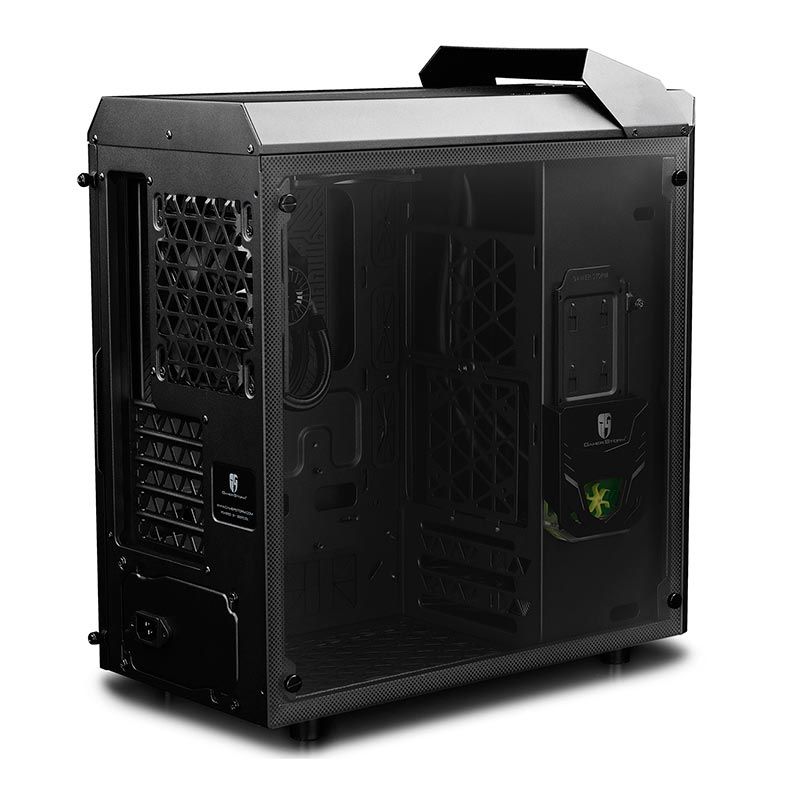 Gabinete Deepcool Baronkase Liquid Preto RGB, DP-MATX-BNKSBK-LQD