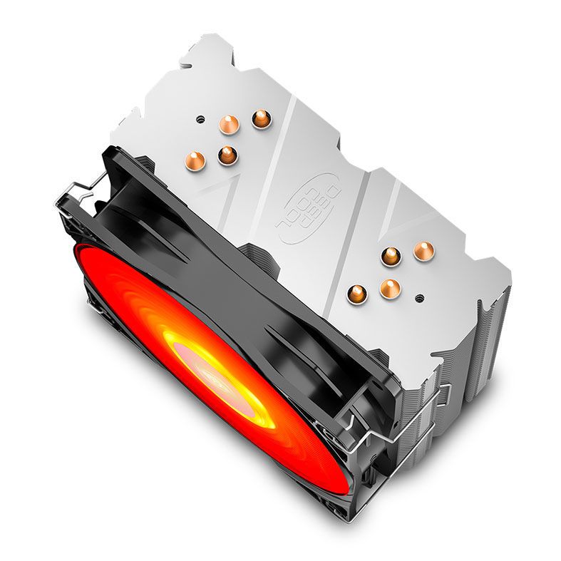 Cooler Para Processador DeepCool Gammaxx 400 V2 Led Vermelho, DP-MCH4-GMX400V2-RD