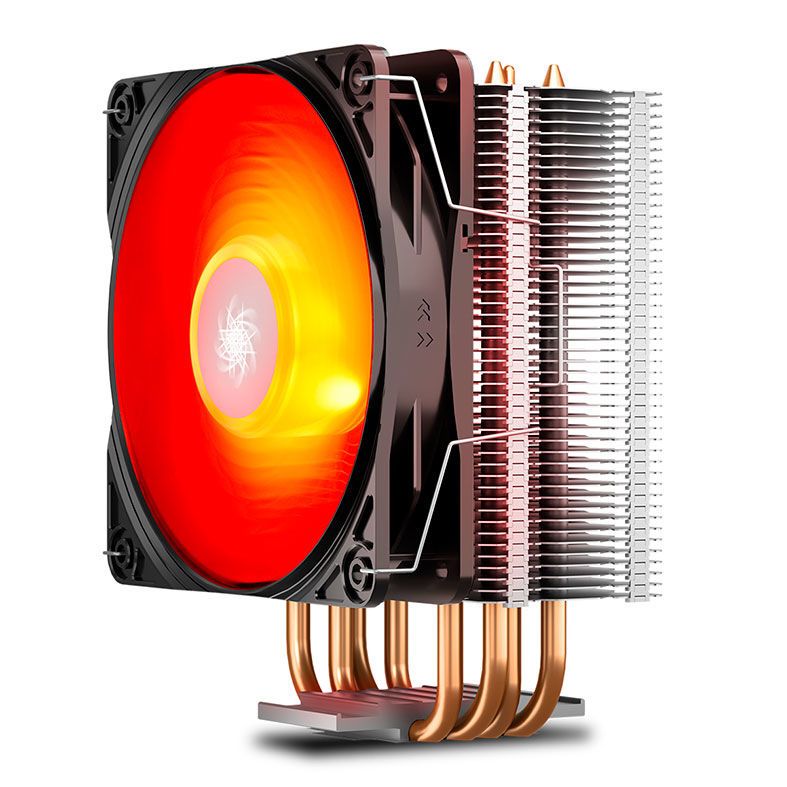 Cooler Para Processador DeepCool Gammaxx 400 V2 Led Vermelho, DP-MCH4-GMX400V2-RD