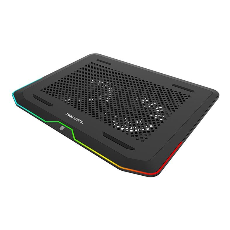 Base Para Notebook DeepCool N80 RGB 17.3" Preto, DP-N222-N80RGB