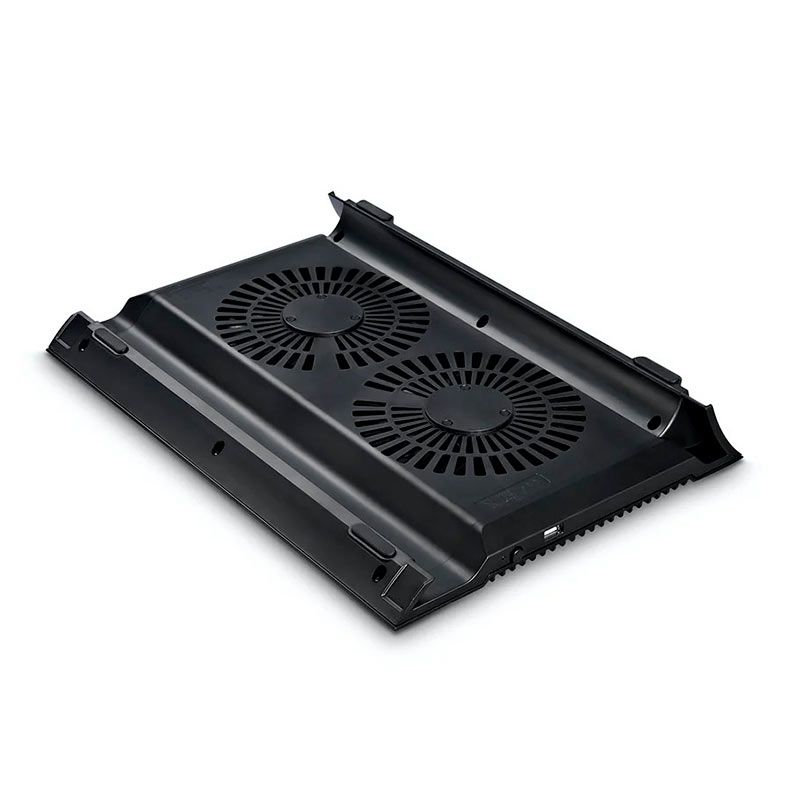 Base Para Notebook DeepCool N8 Dual Fan, Preto, DP-N24N-N8BK
