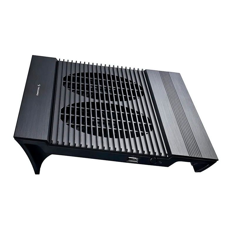 Base Para Notebook DeepCool N8 Dual Fan, Preto, DP-N24N-N8BK