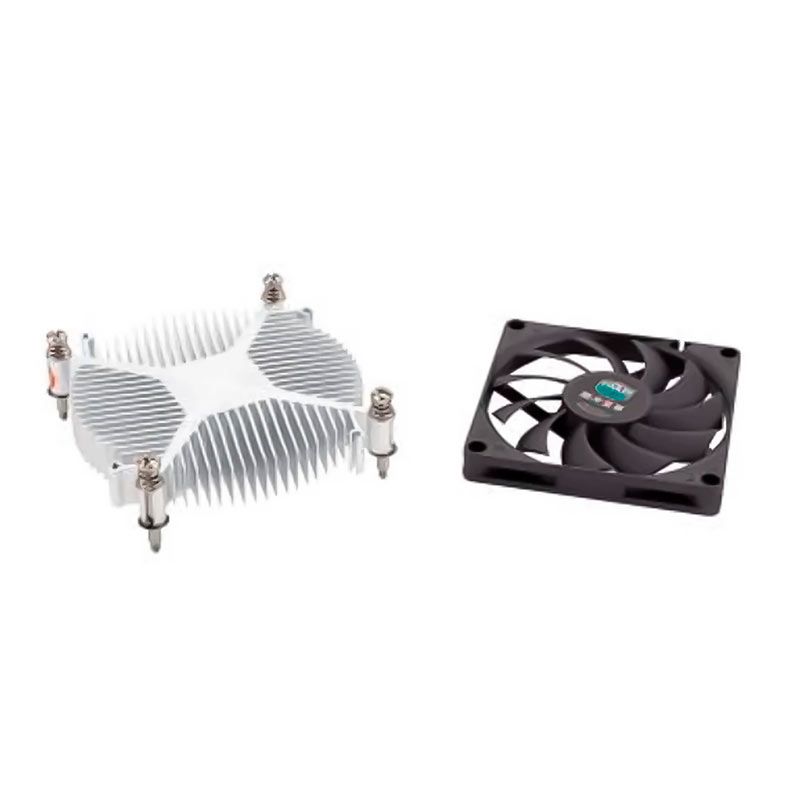 Cooler Para Processador Cooler Master Low Profile, 80mm, Preto, DP6-8D1SA-I1