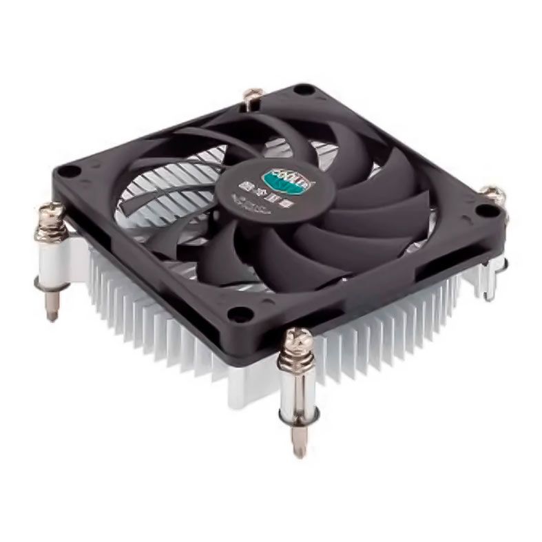 Cooler Para Processador Cooler Master Low Profile, 80mm, Preto, DP6-8D1SA-I1