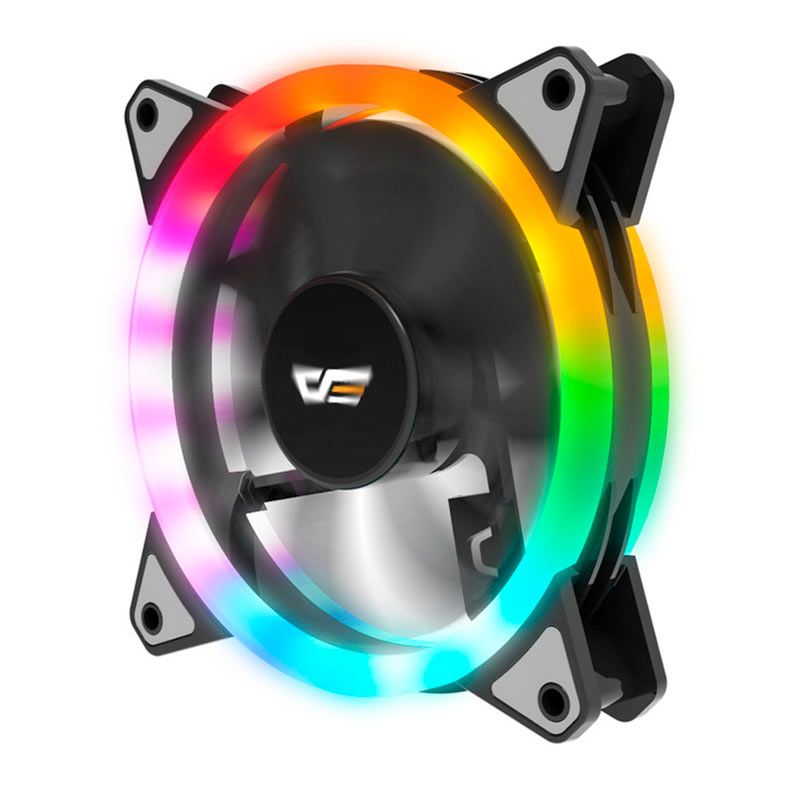 Ventoinha Aigo DR11 7S, 120mm, Led Rainbow, DR11 7S-OEM