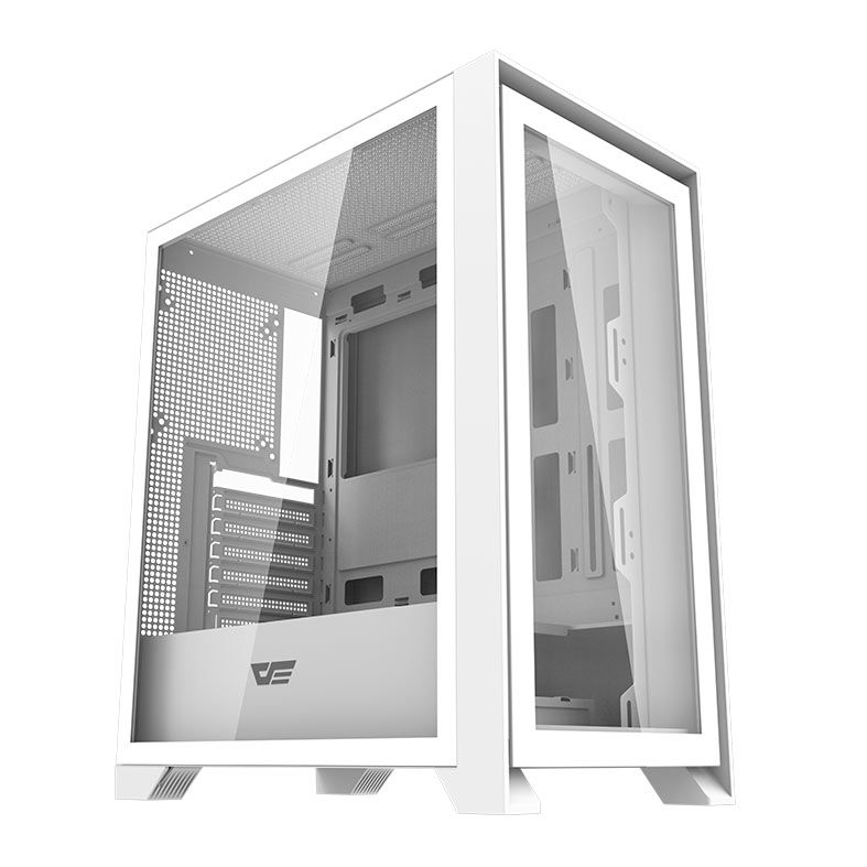Gabinete Gamer Aigo Darkflash DRX70 Glass, Mid-Tower, Lateral de Vidro, Branco, DRX70-GLASS-WH