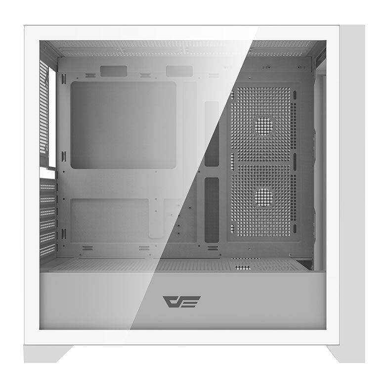 Gabinete Gamer Aigo DarkFlash DRX90 Glass, Mid-Tower, Lateral de Vidro, Branco, DRX90-GLASS-WHITE
