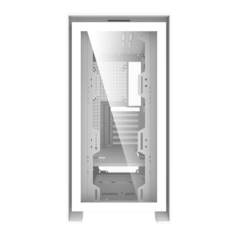 Gabinete Gamer Aigo DarkFlash DRX90 Glass, Mid-Tower, Lateral de Vidro, Branco, DRX90-GLASS-WHITE
