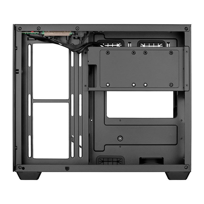 Gabinete Gamer Aerocool Dryft Mini, Mini-Tower, Lateral de Vidro, Preto, DRYFT-MINI-G-BK-V3