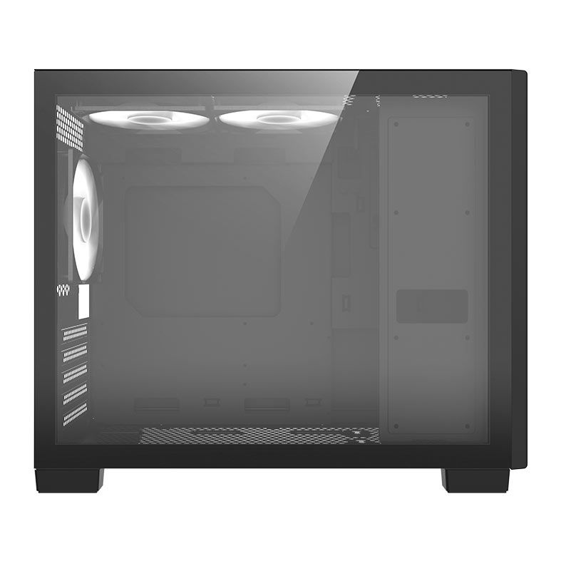 Gabinete Gamer Aigo Darkflash DS200, Mid-Tower, Lateral de Vidro, Com 3 Fans, Preto, DS200-BK