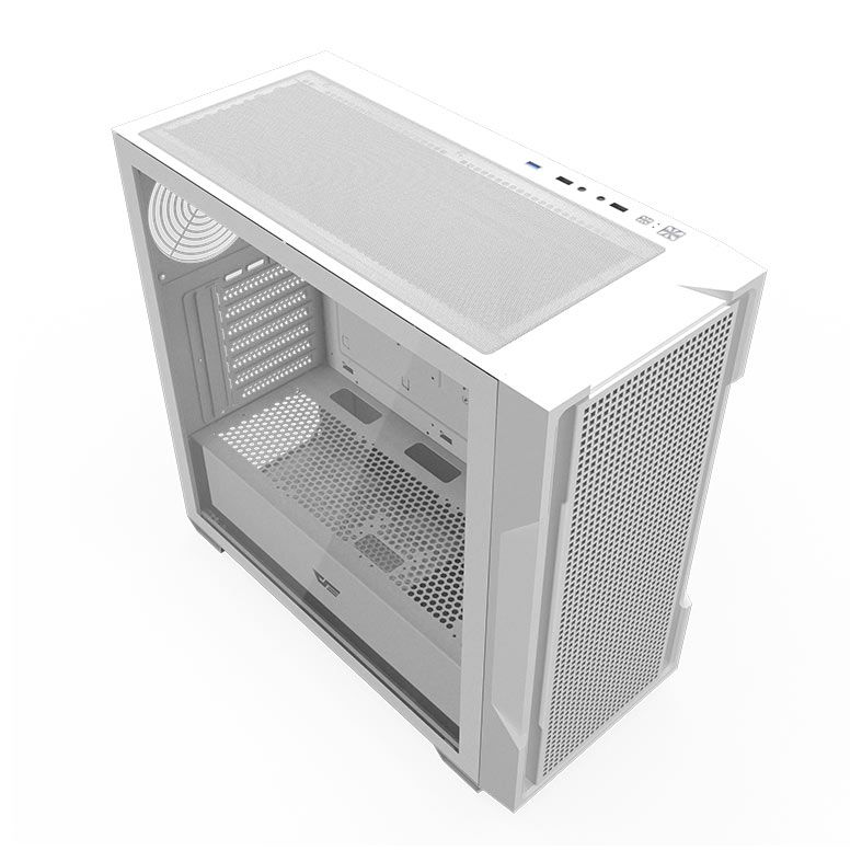 Gabinete Gamer Aigo Darkflash DS900 Mesh, Mid-Tower, Lateral de Vidro, Branco, DS900-MESH-WH