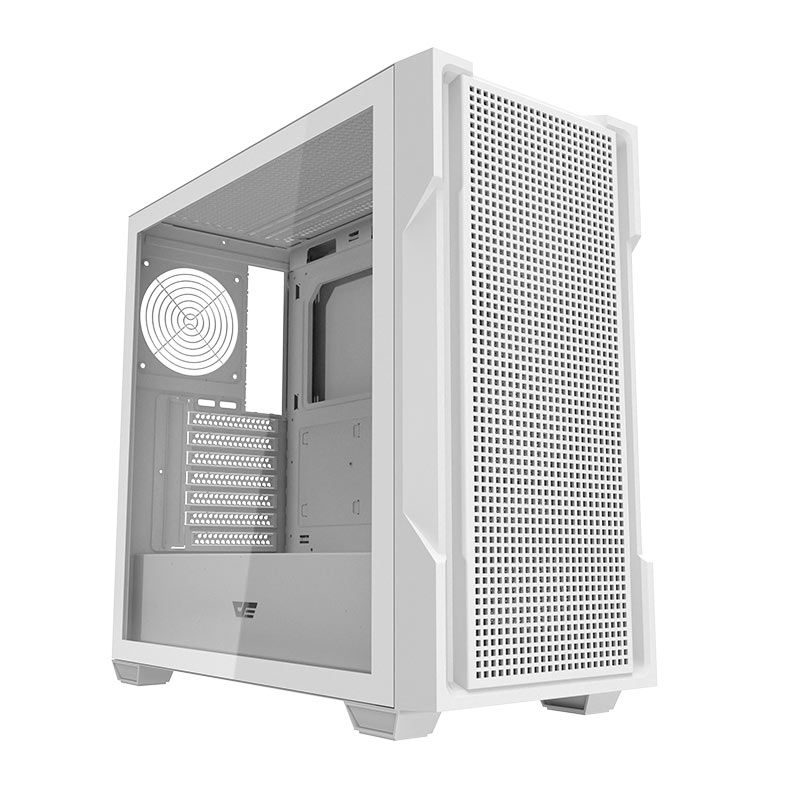 Gabinete Gamer Aigo Darkflash DS900 Mesh, Mid-Tower, Lateral de Vidro, Branco, DS900-MESH-WH