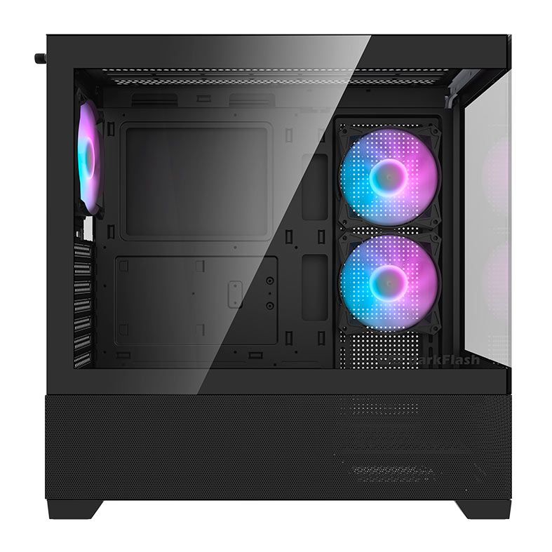 Gabinete Gamer Aigo Darkflash DS900 Air, ARGB, Mid-Tower, Lateral de Vidro, Com 3 Fans, Preto, DS900AIR-BK-3F