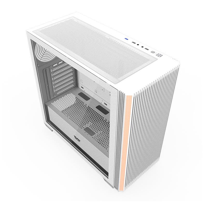 Gabinete Gamer Aigo Darkflash DS900WS, Mid-Tower, Lateral de Vidro, Branco, DS900WS-WH