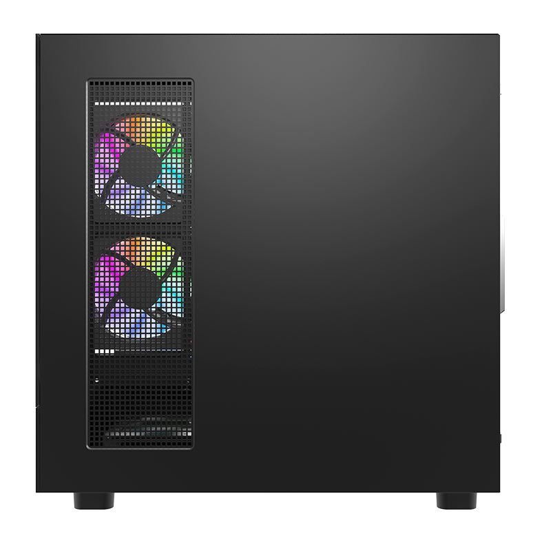 Gabinete Gamer Aigo Darkflash DS950V, Mid-Tower, Lateral de Vidro, Com 6 Fans, ARGB, Com Tela, Preto, DS950V-PC-CASE-BLACK