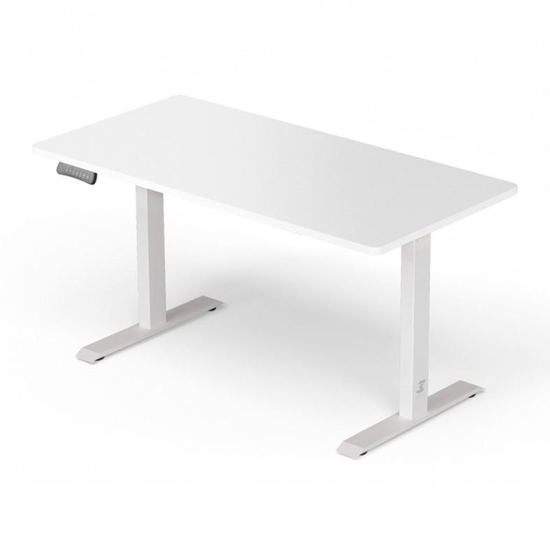 Mesa Gamer DT3 F40 PRO, Altura Ajustavel, Borda Reta, Branca
