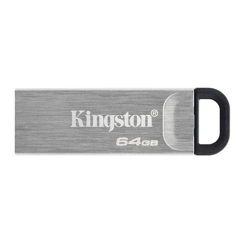 Pen Drive Kingston DataTraveler Kyson, 64GB, USB 3.2, Prata, DTKN-64GB