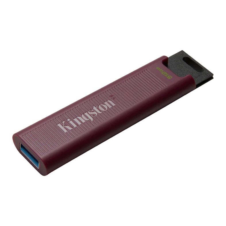 Pen Drive Kingston Datatraveler Max, 512GB, USB 3.2, vermelho, DTMAXA-512GB
