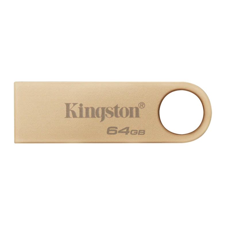 Pen Drive Kingston Datatraveler SE9 G3, 64GB, USB 3.2, Dourado, DTSE9G3-64GB