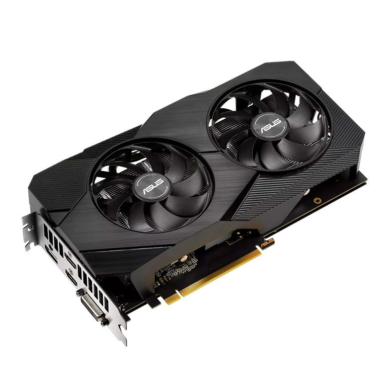 Placa de Video Asus GeForce RTX 2060 Dual OC Edition, 12GB, GDDR6, 192-bit, DUAL-RTX2060-O12G-EVO