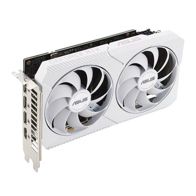 Placa de Video Asus GeForce RTX 3060 Dual White, 8GB, GDDR6, 128-bit, DUAL-RTX3060-8G-WHITE