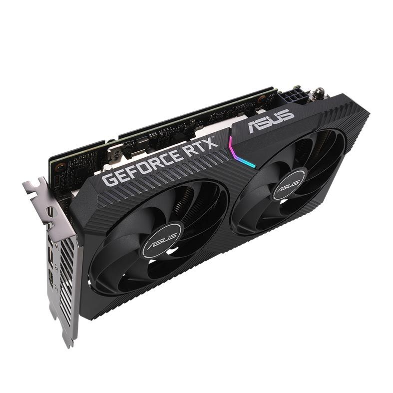 Placa de Video Asus GeForce RTX 3060 OC LHR 12GB GDDR6 Dual 192-bit, DUAL-RTX3060-O12G-V2