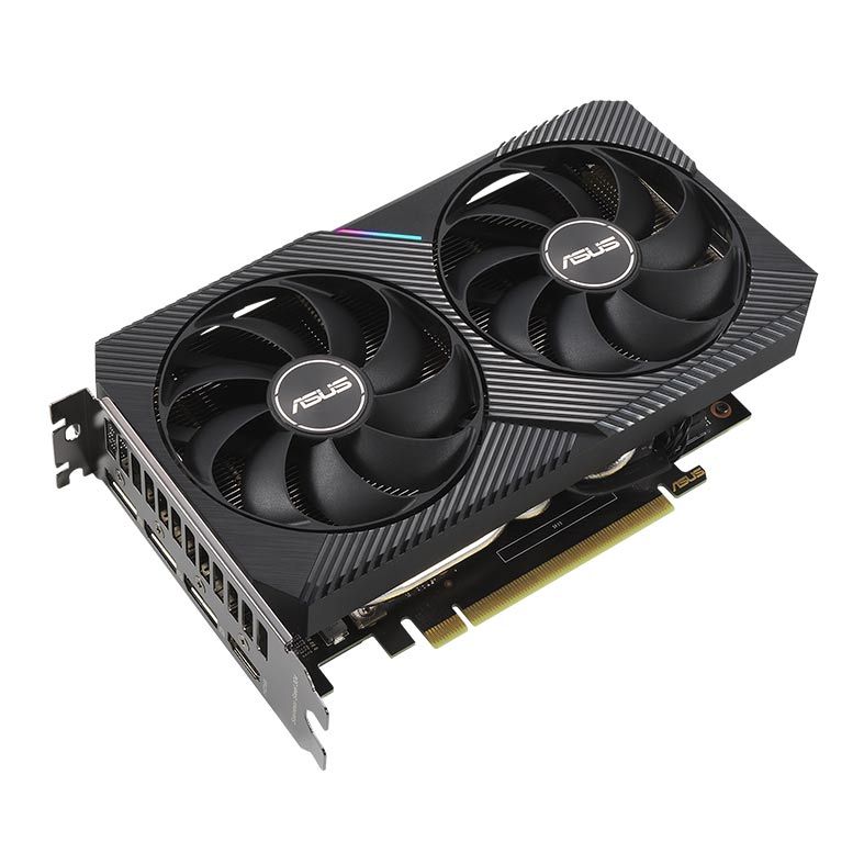 Placa de Video Asus GeForce RTX 3060 OC LHR 12GB GDDR6 Dual 192-bit, DUAL-RTX3060-O12G-V2