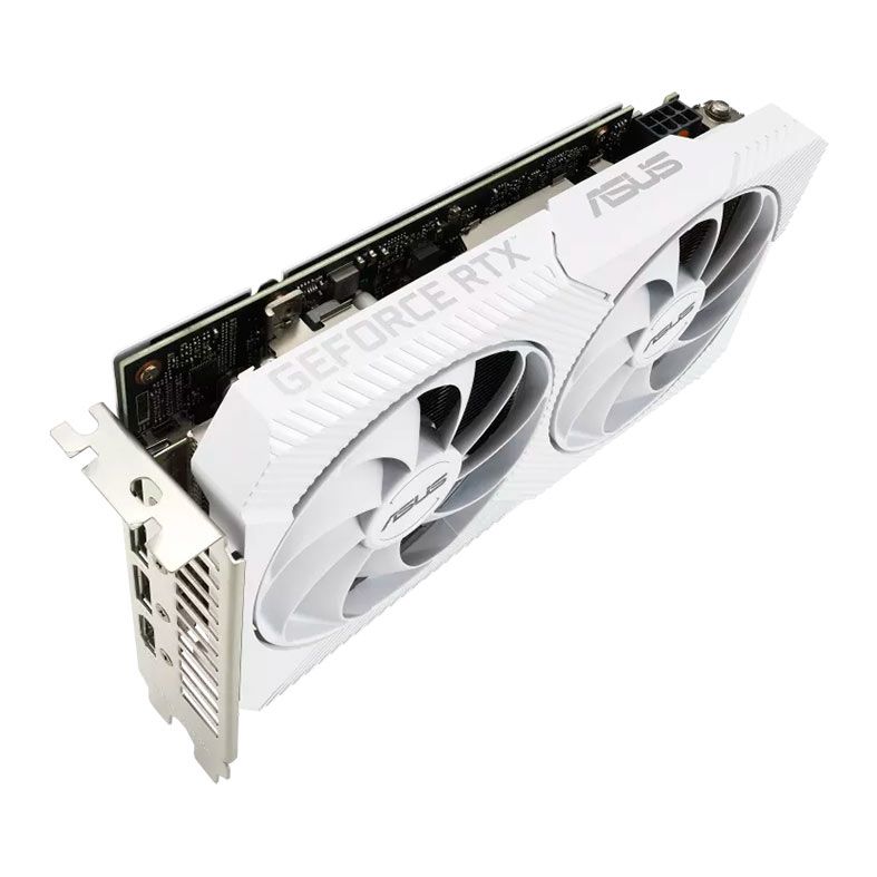 Placa de Video Asus GeForce RTX 3060 Dual White OC, 8GB, GDDR6, 128-bit, DUAL-RTX3060-O8G-WHITE