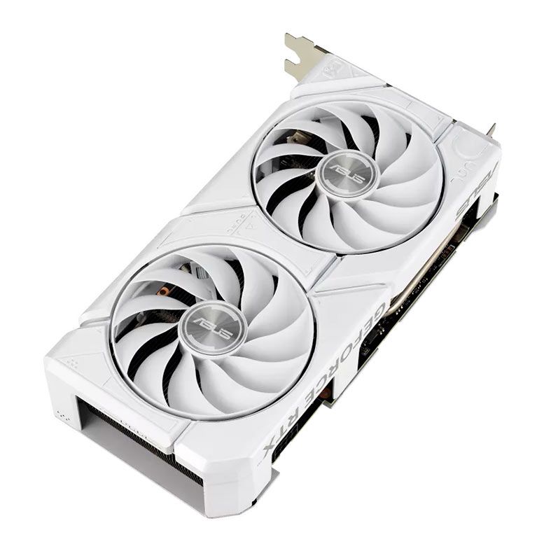 Placa de Video Asus GeForce RTX 4060 Dual EVO White OC Edition, 8GB, GDDR6, 128-bit, DUAL-RTX4060-O8G-EVO-WHITE
