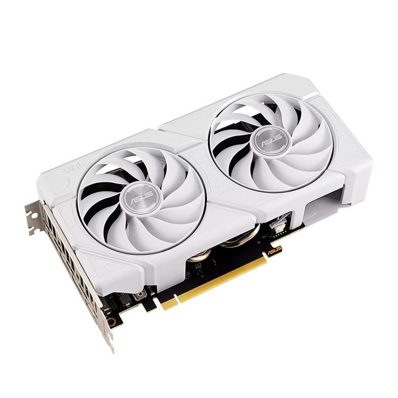 Placa de Video Asus GeForce RTX 4060 Ti Dual Evo White OC Edition, 8GB, GDDR6, 128-bit, DUAL-RTX4060TI-O8G-EVO-WHITE