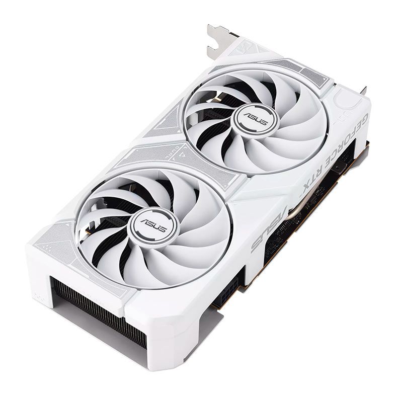 Placa de Video Asus GeForce RTX 5060 White OC Edition, 8GB, GDDR7, 128-bit, DUAL-RTX5060-O8G-WHITE