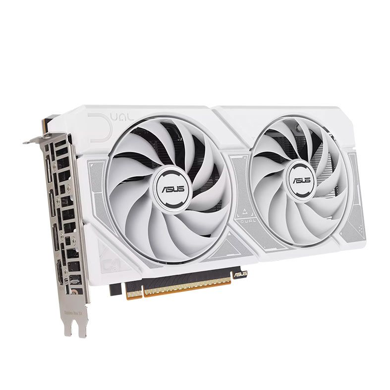Placa de Video Asus GeForce RTX 5060 White OC Edition, 8GB, GDDR7, 128-bit, DUAL-RTX5060-O8G-WHITE