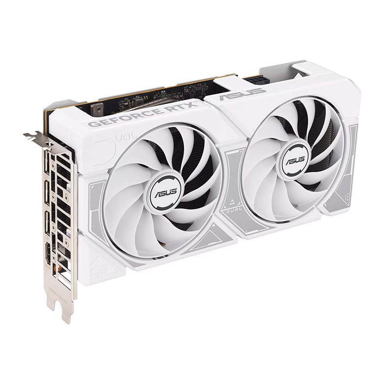 Placa de Video Asus GeForce RTX 5060 White OC Edition, 8GB, GDDR7, 128-bit, DUAL-RTX5060-O8G-WHITE