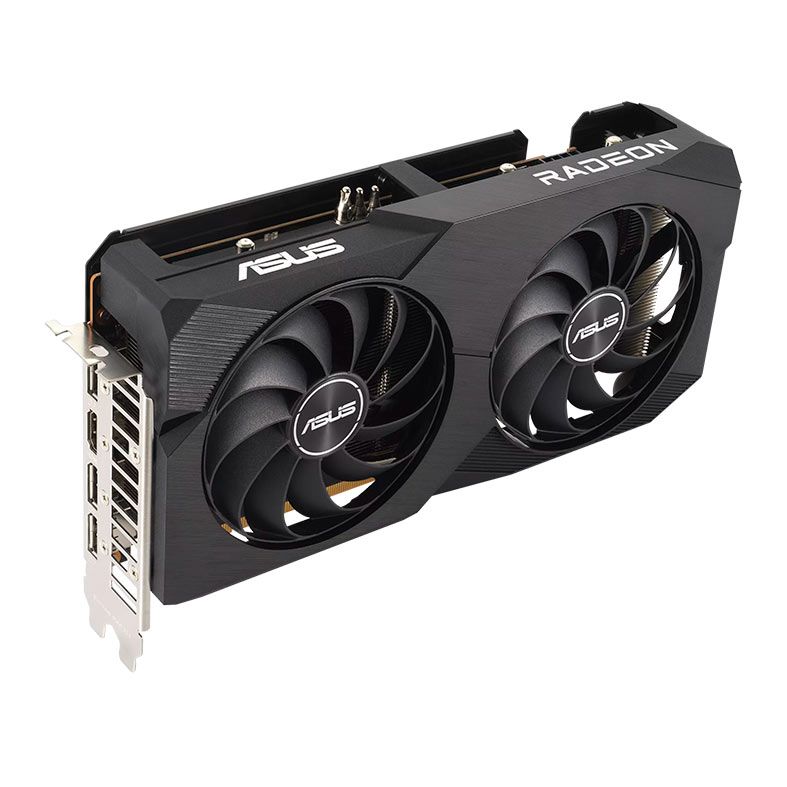 Placa de Video Asus Radeon RX 6600 Dual V2, 8GB, GDDR6, 128-bit, DUAL-RX6600-8G-V2