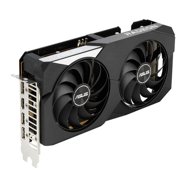 Placa de Video Asus Radeon RX 6600 Dual, 8GB, GDDR6, 128-Bit, DUAL-RX6600-8G