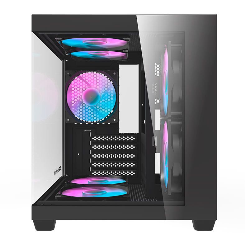 Gabinete Gamer Aigo Darkflash Durin D275M, Mid-Tower, Lateral de Vidro, Preto, DURIN-D275M-BK