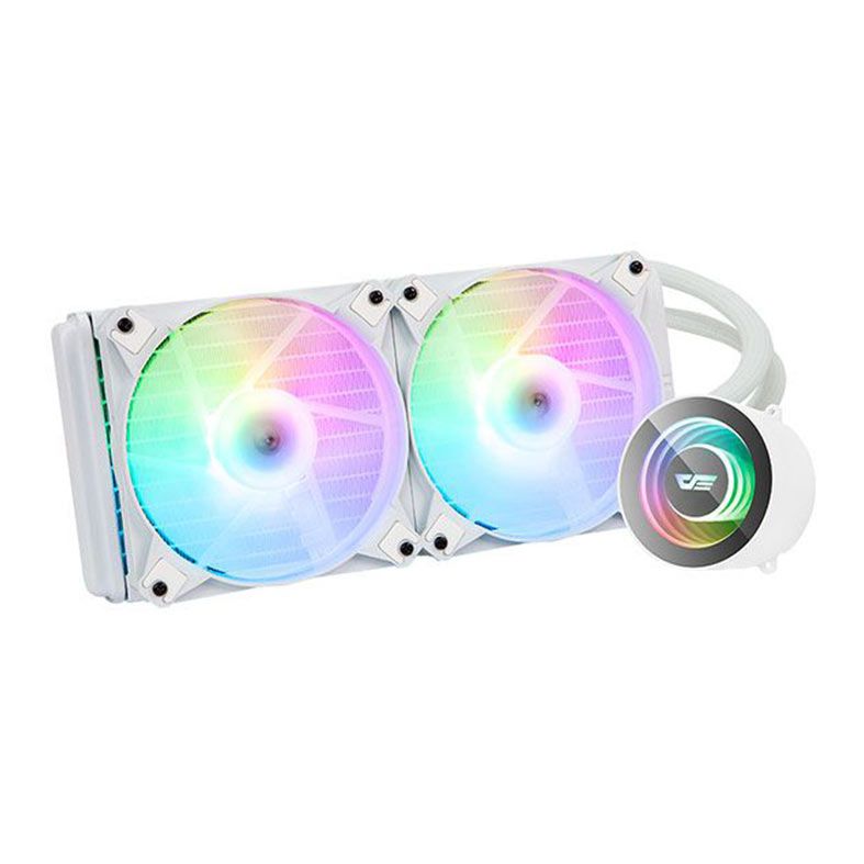 Water Cooler Aigo Darkflash Twister DX-240, ARGB, 240mm, Branco, DX-240-ARGB-WH
