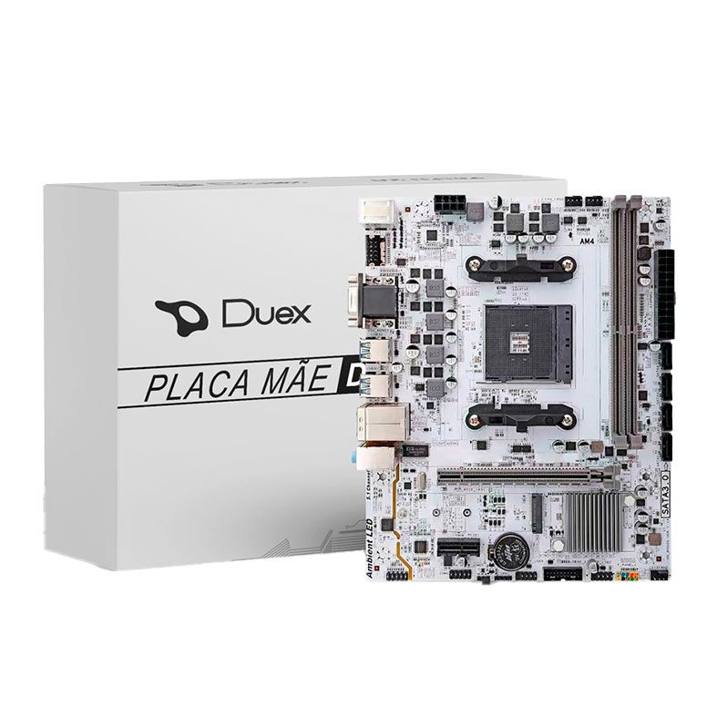 Placa Mae Duex DX A520ZG, DDR4, Socket AMD AM4, M-ATX, Chipset A520, DX-A520ZG