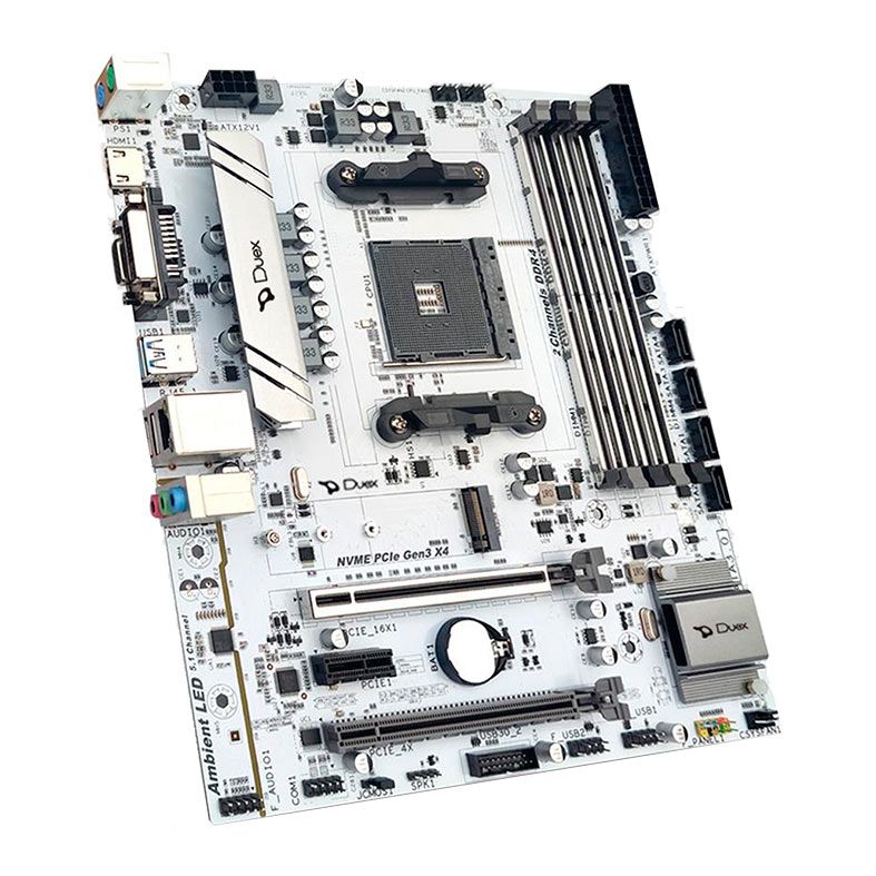 Placa Mae Duex DX B550M-ZG M2, DDR4, Socket AM4, M-ATX, Chipset AMD B550, DX-B550ZG-M2