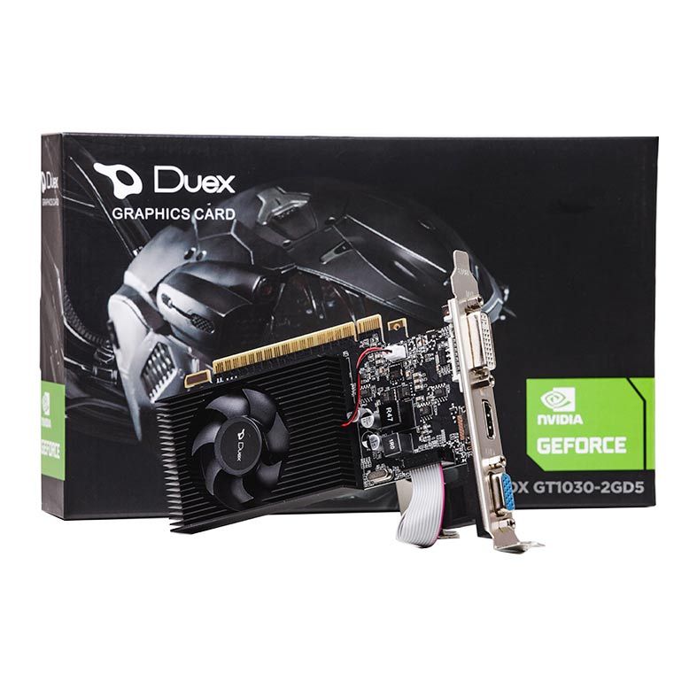 Placa De Video Duex Geforce GT 730 4GB DDR3 128Bit, DX GT730LP-4GD3