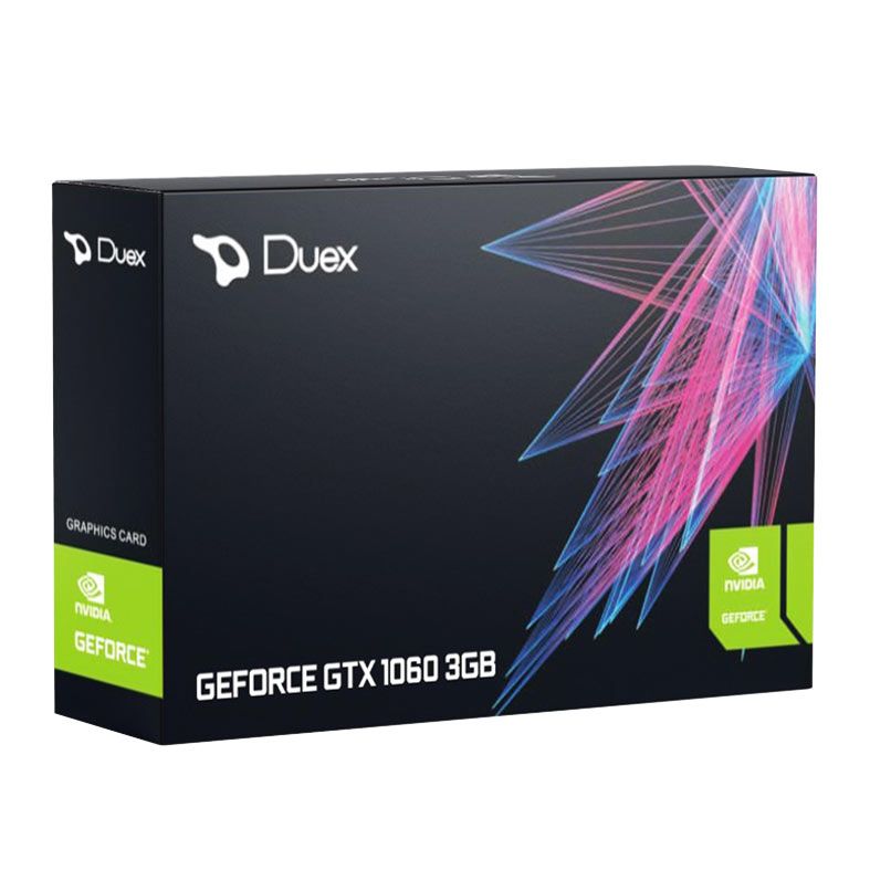 Placa de Video Duex Geforce GTX 1060, 3GB, GDDR5, 192Bit, DX GTX1060-3GD5