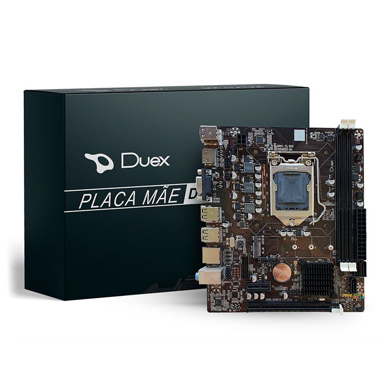 Placa Mae Duex DX H61ZG M2, DDR3, Socket 1155, M-ATX, Chipset Intel H61, DX-H61ZG-M2