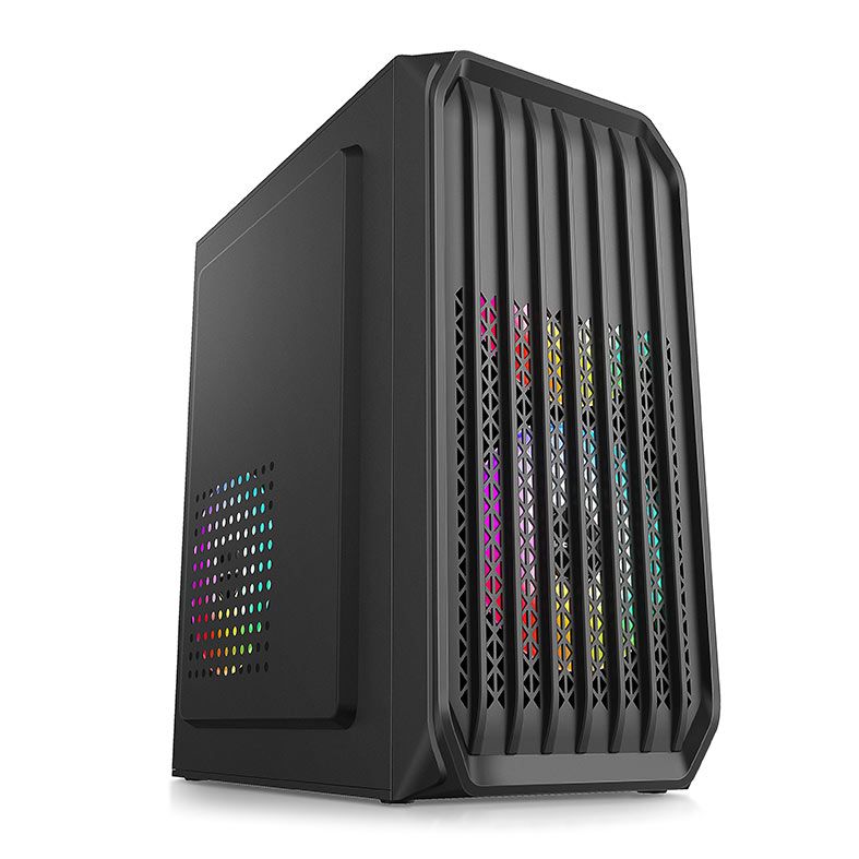 Gabinete Office Duex DX255-8, Mini-Tower, Preto, DX255-8