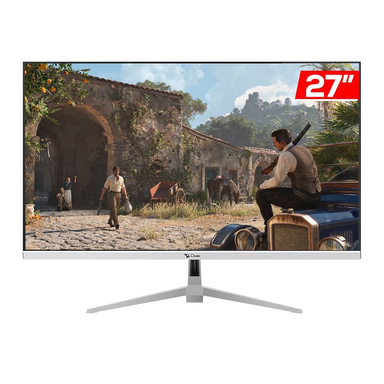 Monitor Gamer Duex DX270, 27 Pol, IPS, QHD, 1ms, 240Hz, Free-Sync/G-Sync, HDMI/DP, Branco, DX270QGP240W