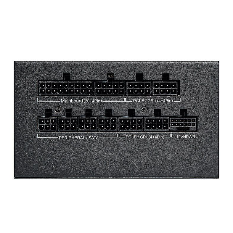 Fonte Duex Pulse Pro, 1000W, ATX 3.1, Full-Modular, Cybenetics Gold, PCIe 5.1, Preto, DXFOPRO1000WG3