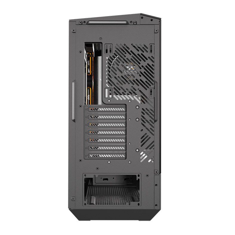 Gabinete Gamer Aigo Darkflash DY460, ARGB, Mid-Tower, Lateral de Vidro, Com 4 Fans, Preto, DY460-BK-4F