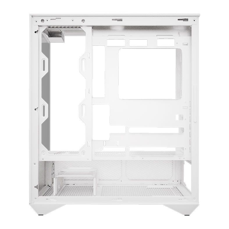 Gabinete Gamer Aigo Darkflash DY460, ARGB, Mid-Tower, Lateral de Vidro, Com 4 Fans, Branco, DY460-WH-4F