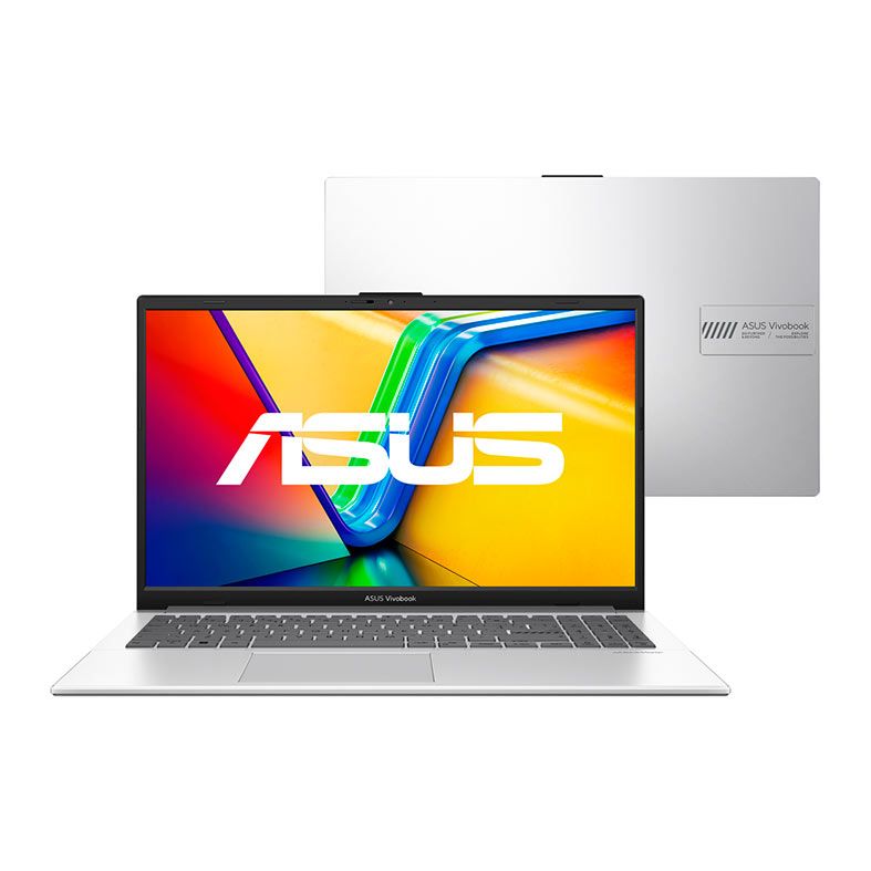 Notebook Asus Vivobook Go 15, 15.6 Pol, Intel Core N305, 8GB DDR4, SSD 512GB, KeepOS, Cool Silver, E1504GA-NJ438