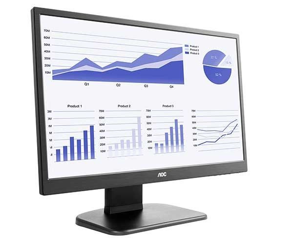 Monitor AOC 21.5" LED 5ms 60Hz FHD VGA/DVI/HDMI, E2270PWHE